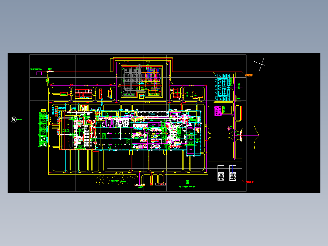 总图2007 车间生产线布局图纸CAD图纸