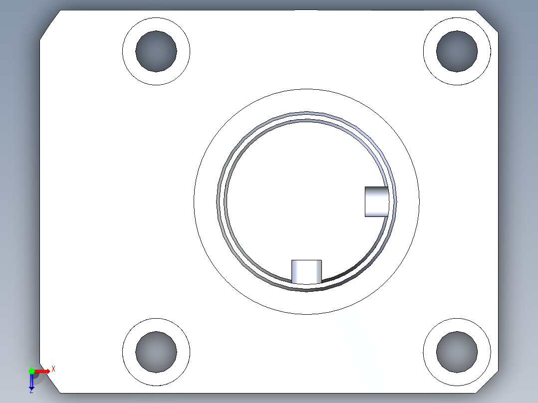 KOSMEKLHA0480-SL-F多系列多零件图纸模型俯视图