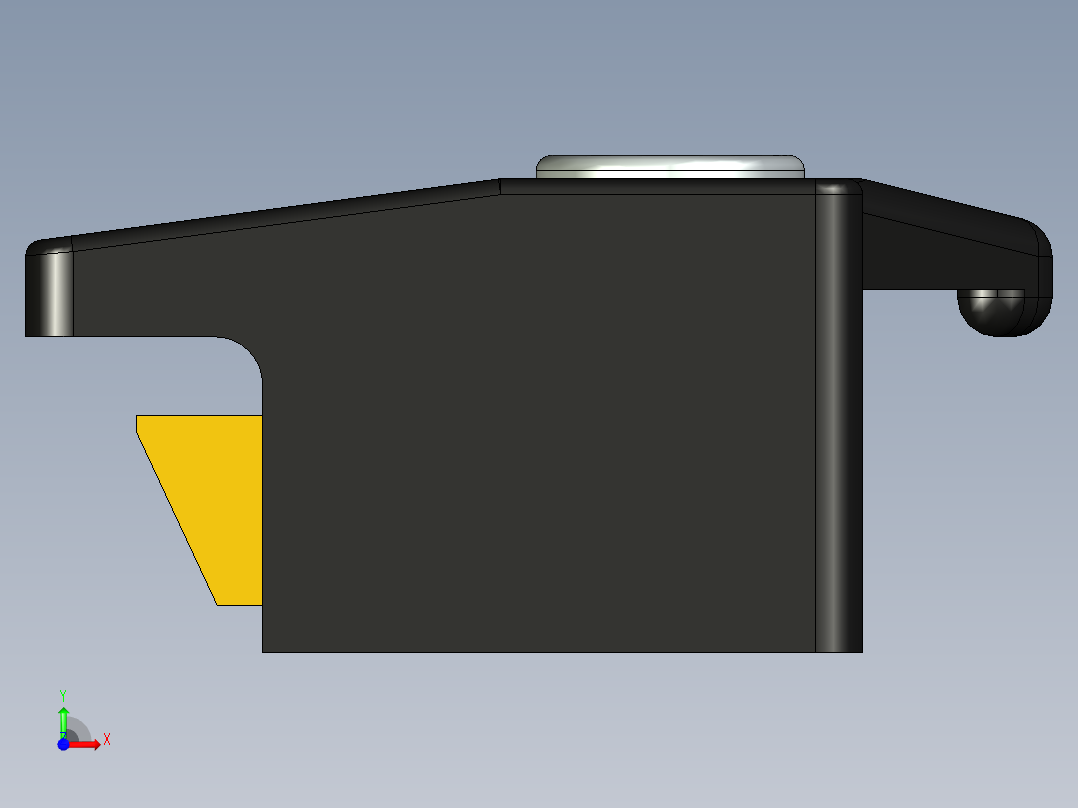 型材-KJN SLAM LATCH WITH UNIQUE LOCK KJN530353前视图