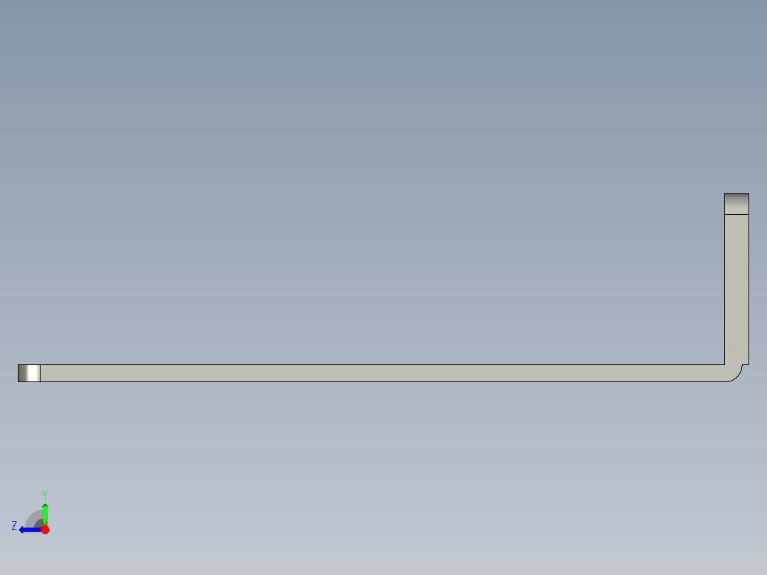 基恩士BL-650bracket_kc图纸模型右视图