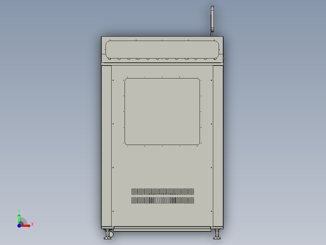 非标设备机箱3D前视图