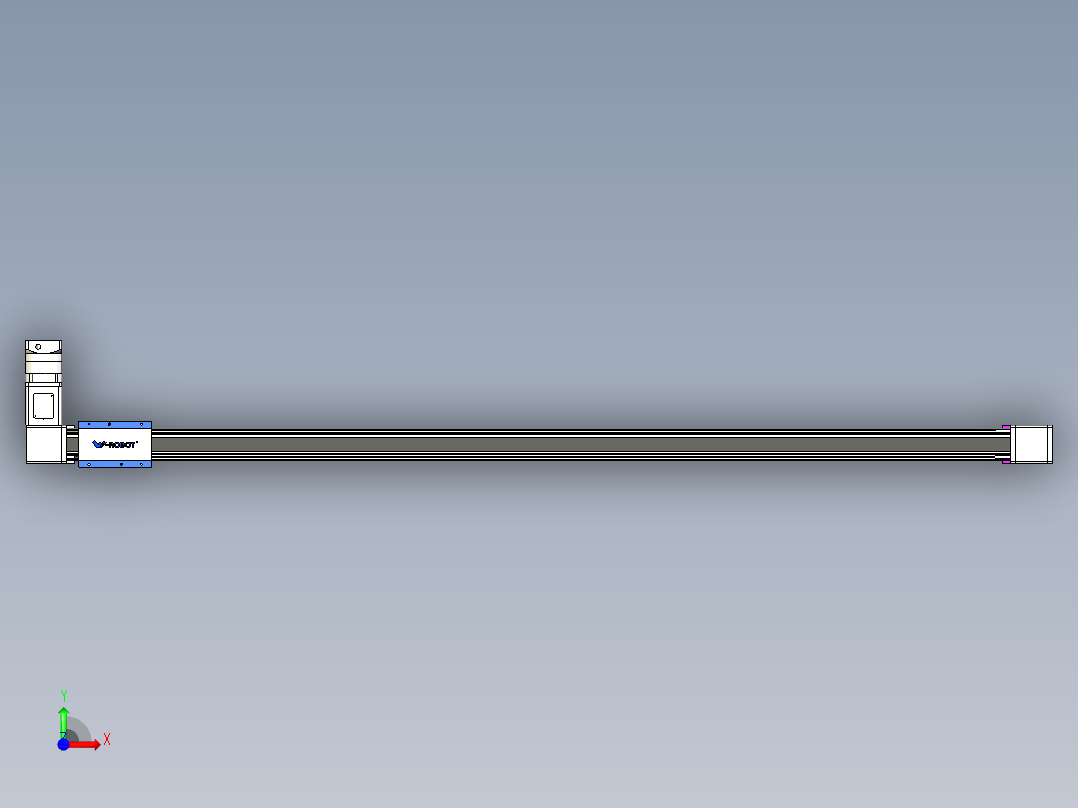 威洛博LB.GB同步带传动--欧规系列GB8-L192-S2100-BR-P75-K前视图