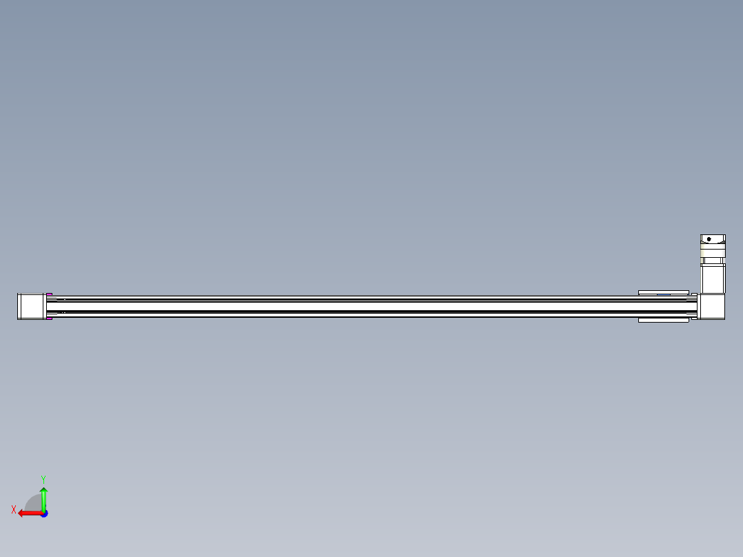 威洛博LB.GB同步带传动--欧规系列GB8-L192-S2100-BR-P75-K后视图