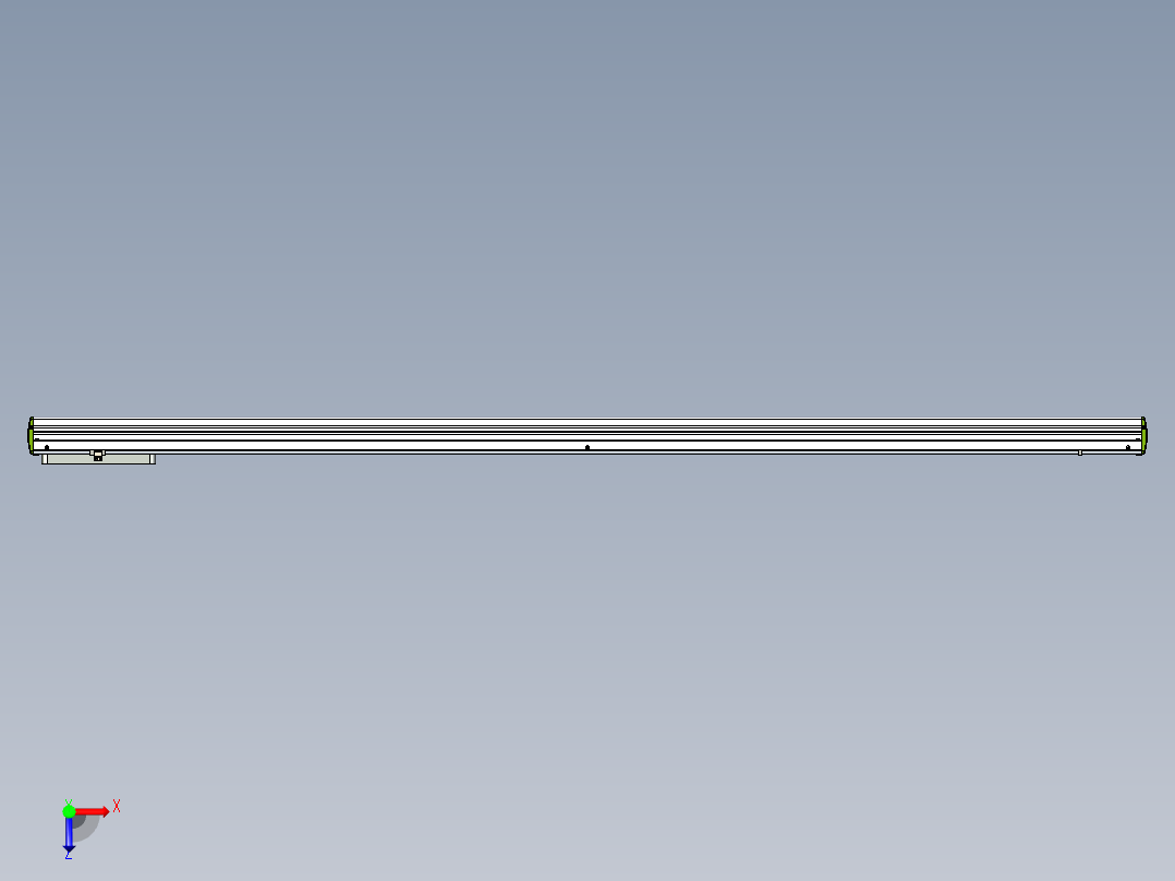 威洛博LC系列3d模型模组LC14S2Y-S1800俯视图