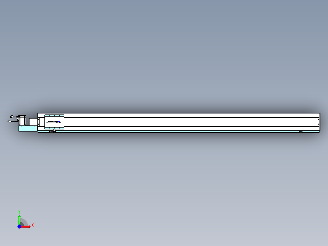 威洛博VBC同步带传动一无尘环境VBC14-L45-S2000-BL-ZP40-C3前视图
