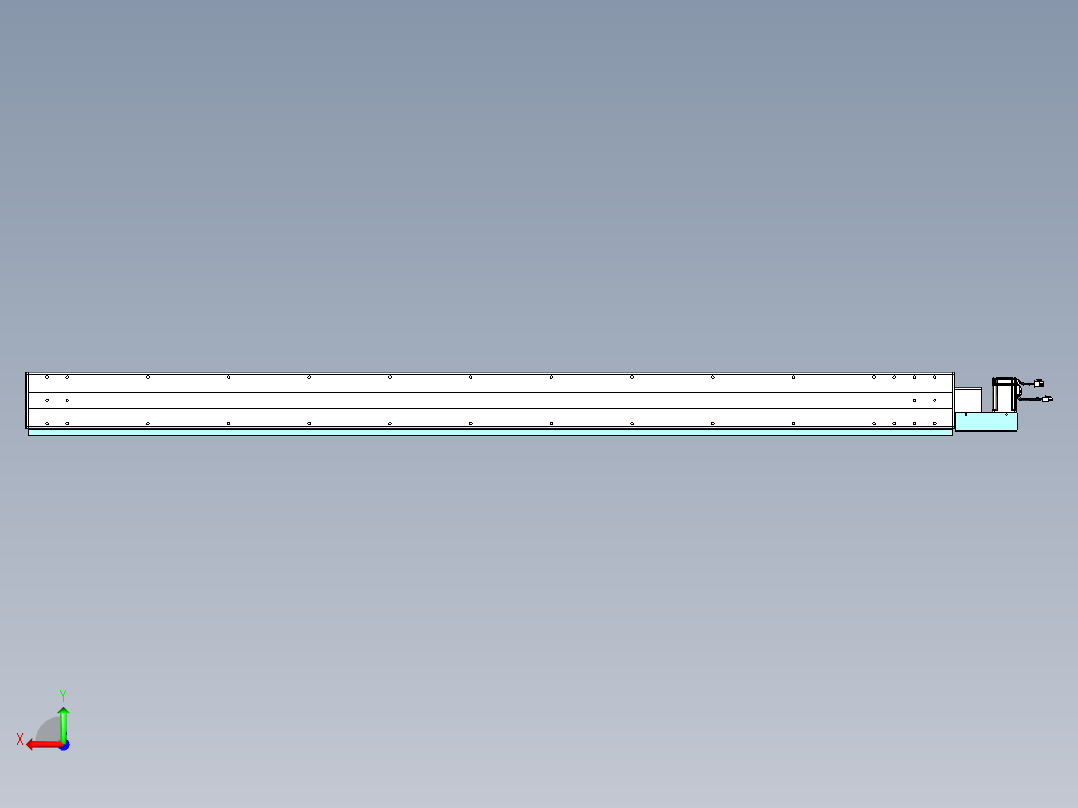 威洛博VBC同步带传动一无尘环境VBC14-L45-S2000-BL-ZP40-C3后视图
