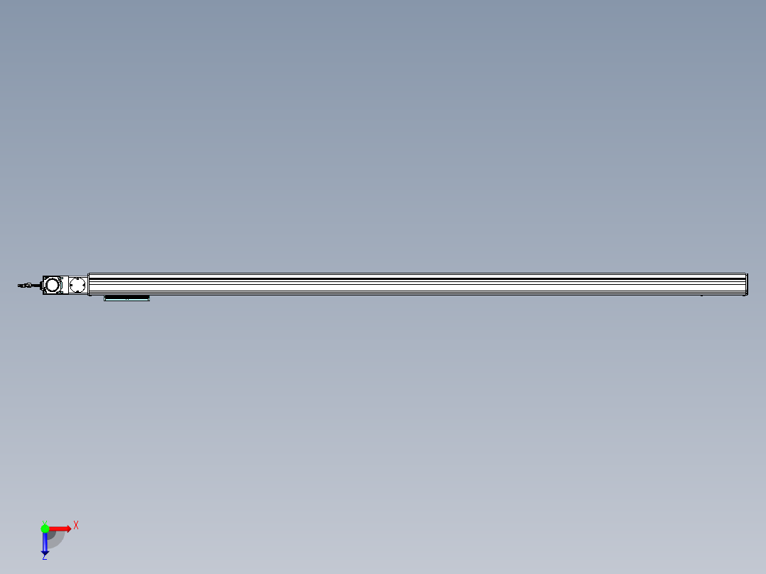 威洛博VBC同步带传动一无尘环境VBC14-L45-S2000-BL-ZP40-C3俯视图