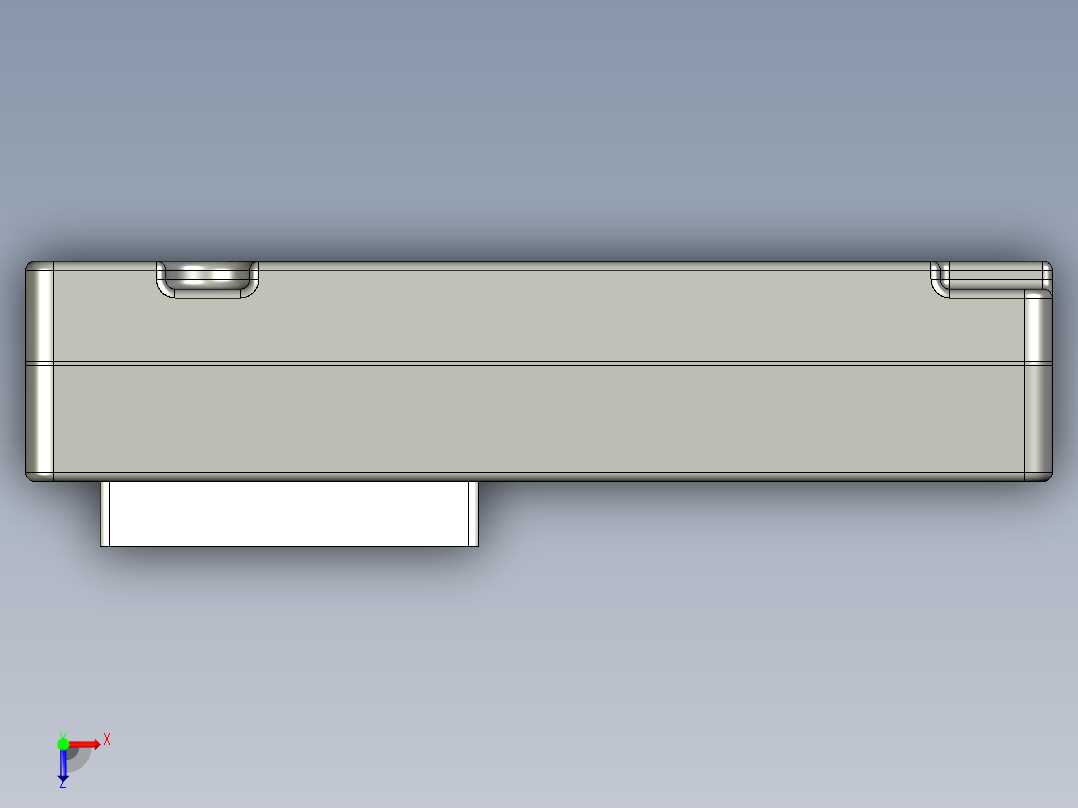 基恩士VT3-E3_kc图纸模型俯视图