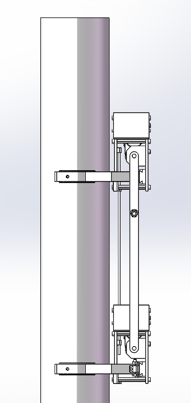 爬杆机器人（sw17可编辑+cad）