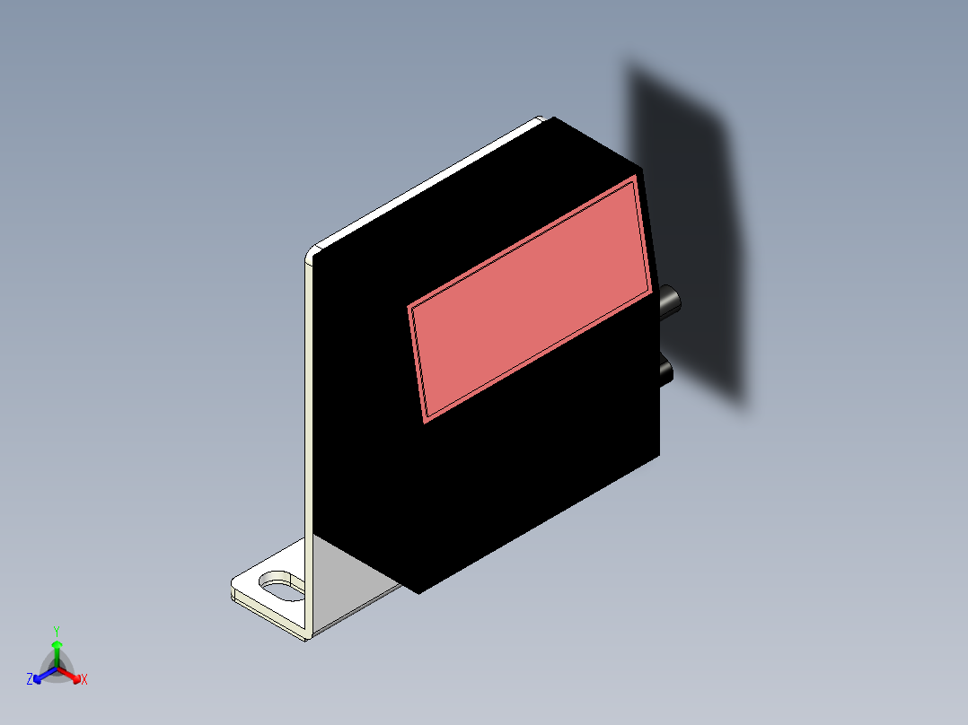 基恩士BL13_S_kc图纸模型正等轴测图