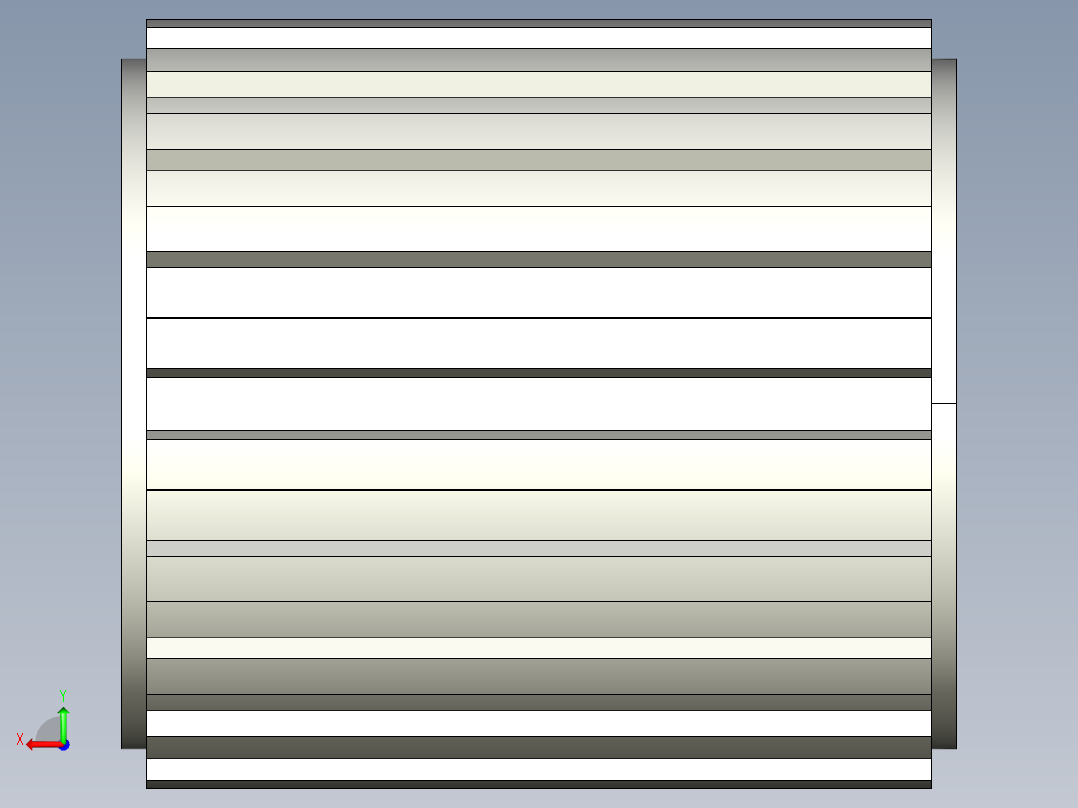 時規皮帶惰輪TIP(A)-3D多系列多零件图纸模型后视图