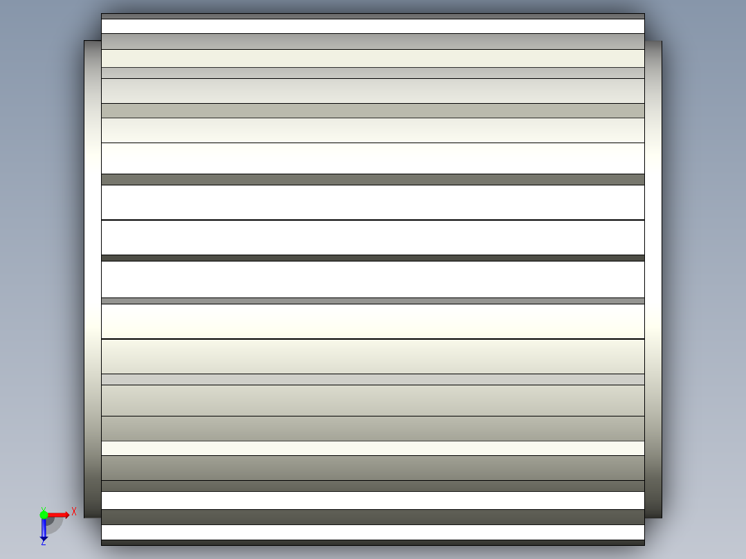 時規皮帶惰輪TIP(A)-3D多系列多零件图纸模型俯视图
