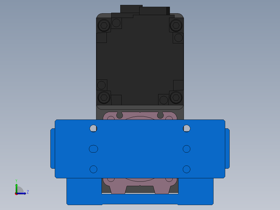 电动缸MTC32-P-200W-R左视图