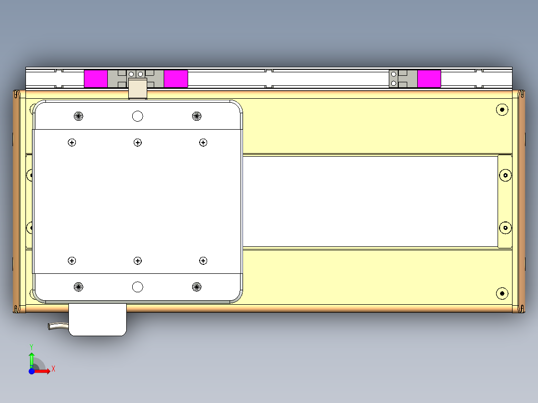 威洛博LC系列3d模型模组LC17E1Y-S200前视图