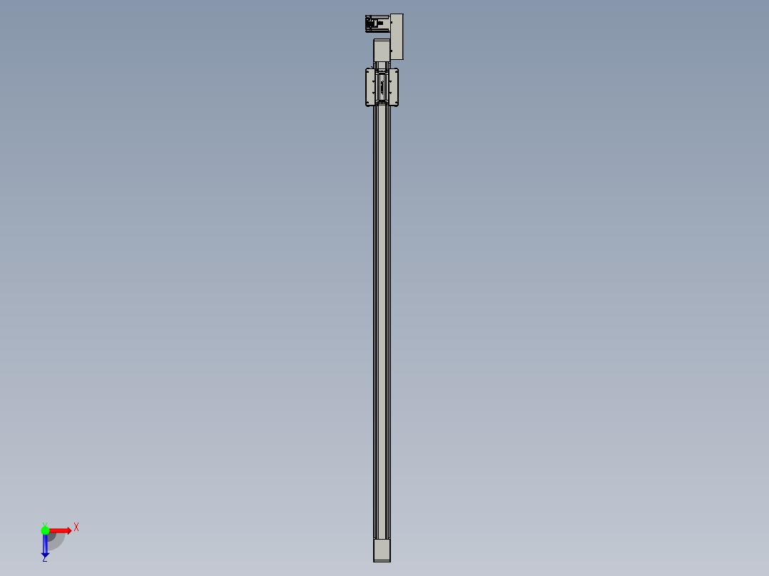 威洛博直线电机模组EB6-L70-S1500-BR-P40-MS3俯视图