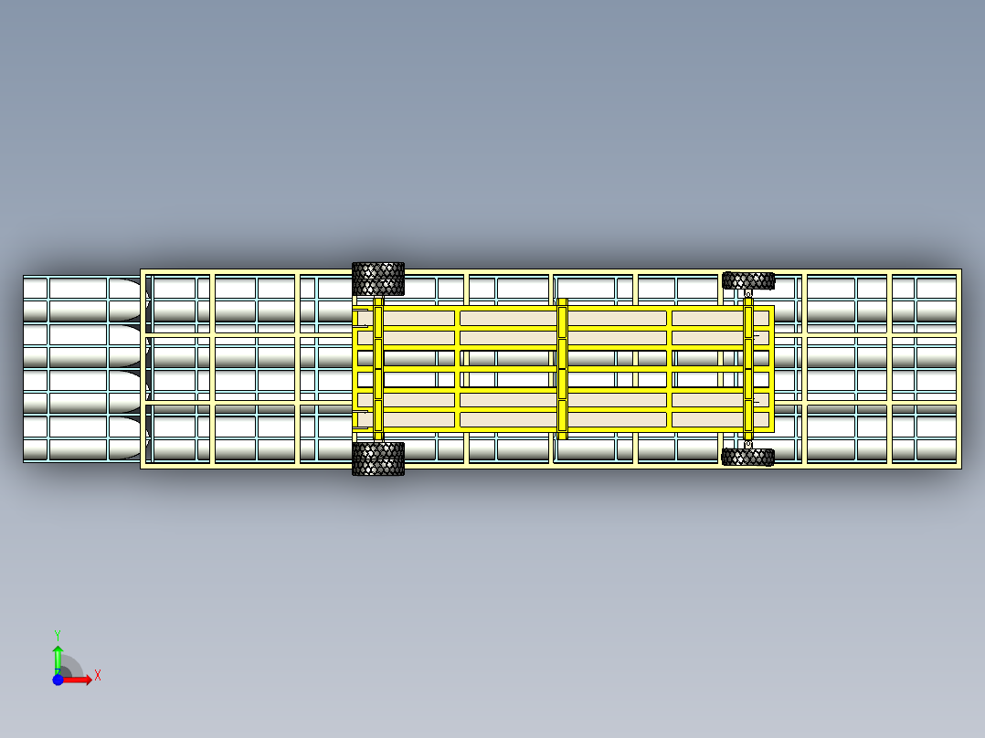 konsep剪式提升装载机前视图