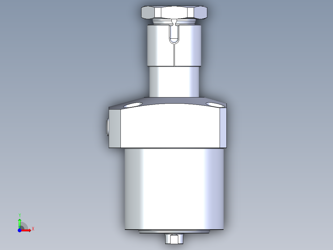 KOSMEKLHA0900-GRD多系列多零件图纸模型前视图