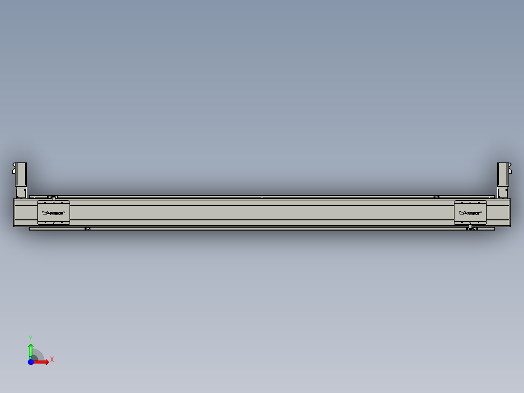 威洛博双电机滑台-VBC14S2-L100-S1900-BLR-P40-C6前视图