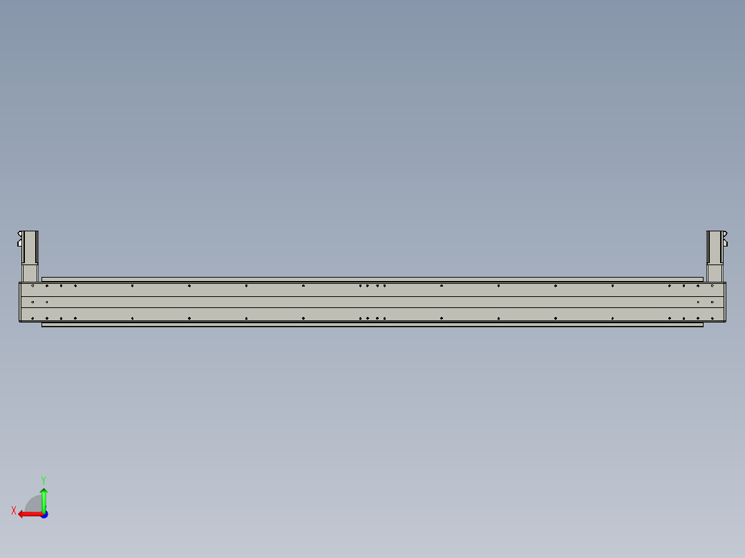 威洛博双电机滑台-VBC14S2-L100-S1900-BLR-P40-C6后视图