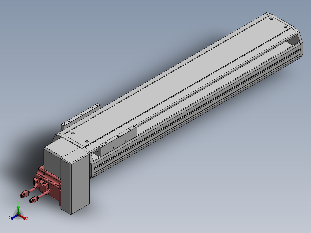 精密模组MT170-L125-600-RD-M75-C4正等轴测图
