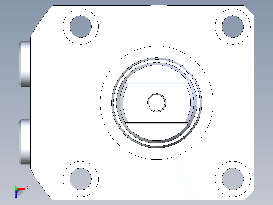 KOSMEKLHA0550-Cx-P_rev1多系列多零件图纸模型俯视图