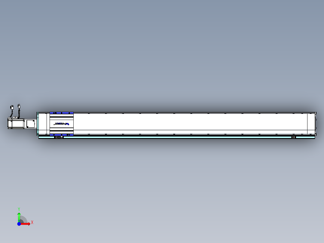 VF丝杆传动-一般环境VF14-Lxx-C-S1350-BC-ZP40-C3前视图