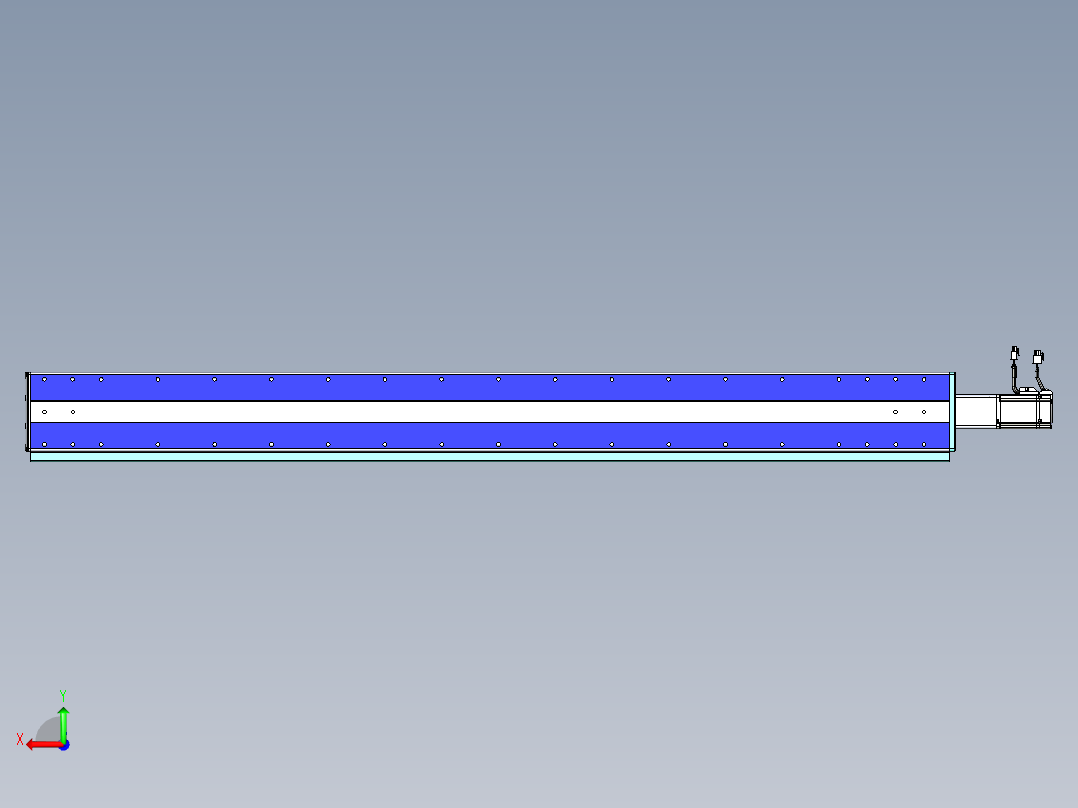 VF丝杆传动-一般环境VF14-Lxx-C-S1350-BC-ZP40-C3后视图