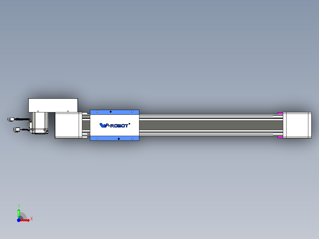威洛博LB.GB同步带传动--欧规系列GB8-L96-S500-BR-P40前视图