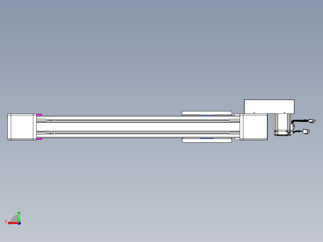 威洛博LB.GB同步带传动--欧规系列GB8-L96-S500-BR-P40后视图