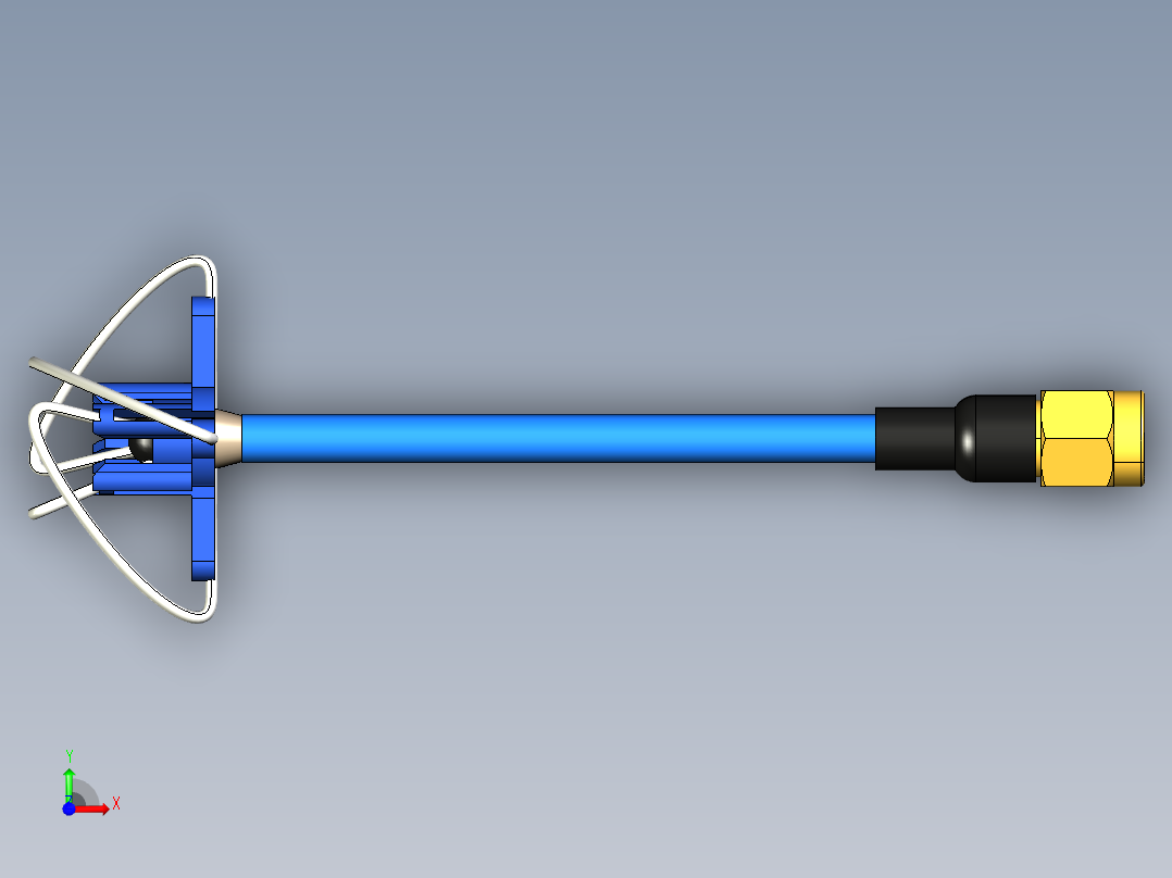 5-8ghz 4叶三叶草天线组前视图