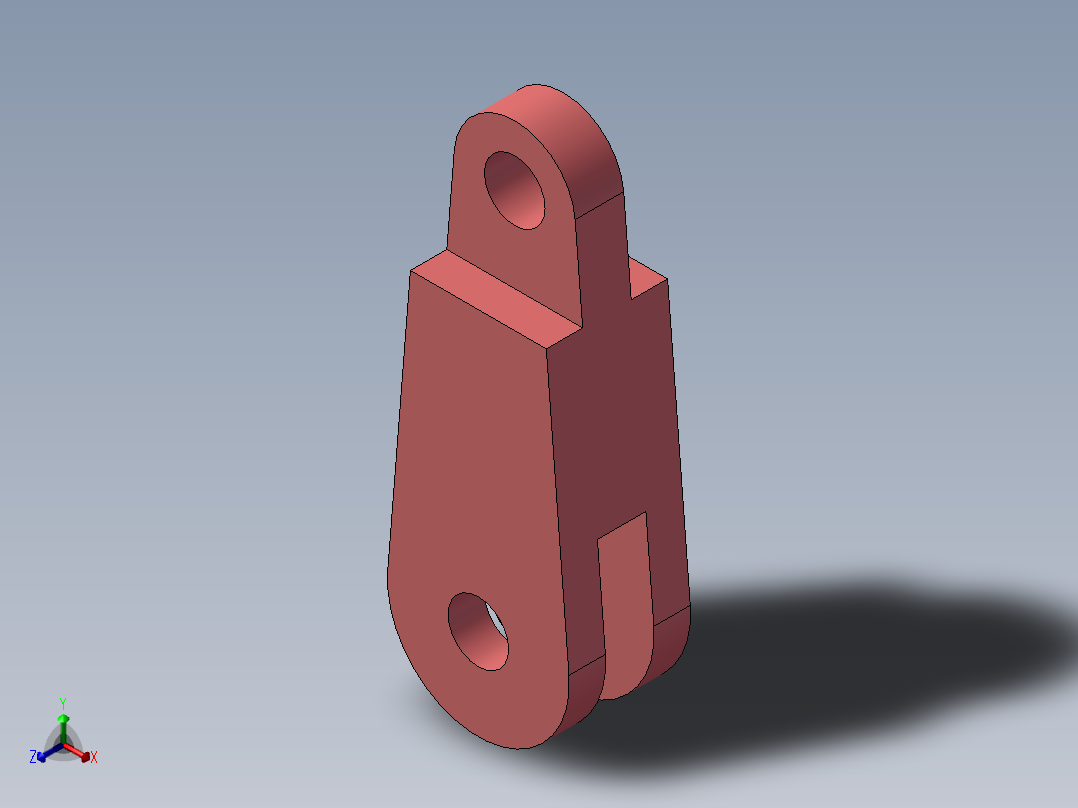 S6 联动板正等轴测图