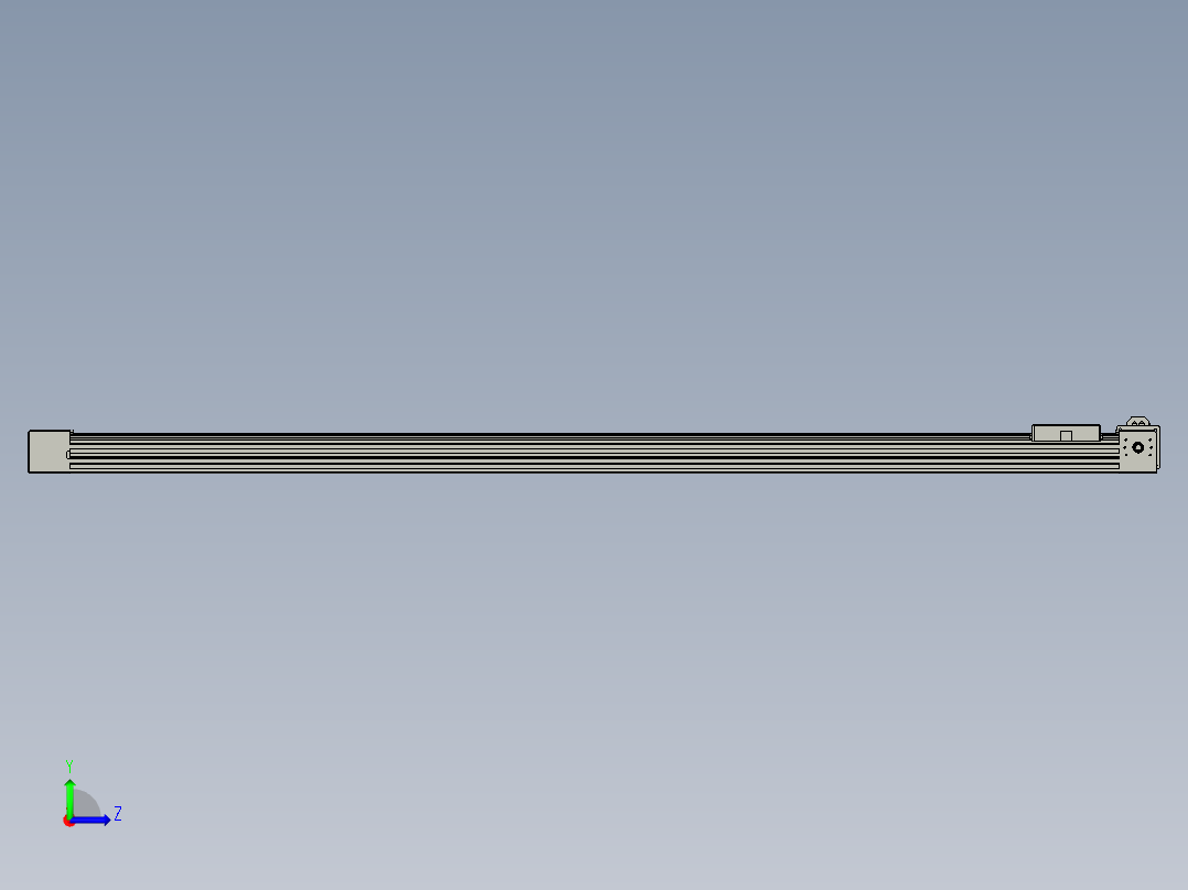威洛博直线电机模组EB4-L80-S1250-L-57-MS3左视图