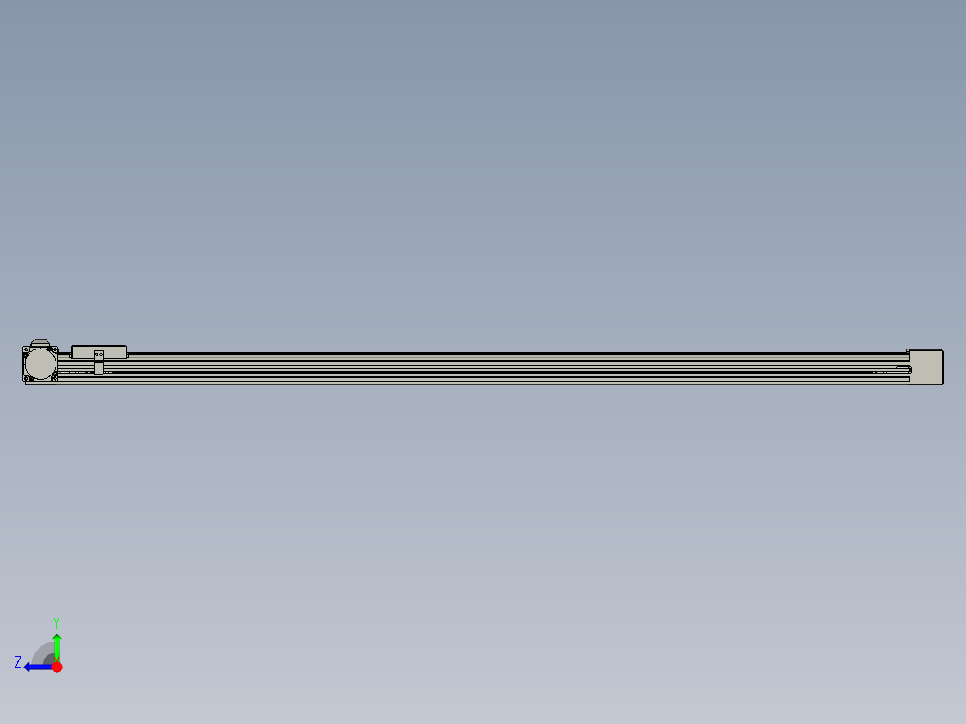 威洛博直线电机模组EB4-L80-S1250-L-57-MS3右视图
