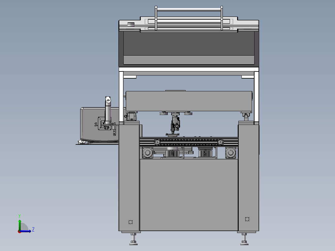 自动装配机stp 3左视图