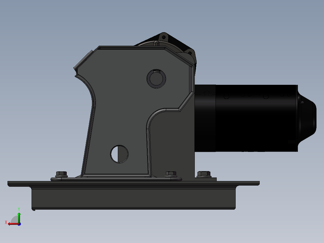 面食机（压面机）后视图