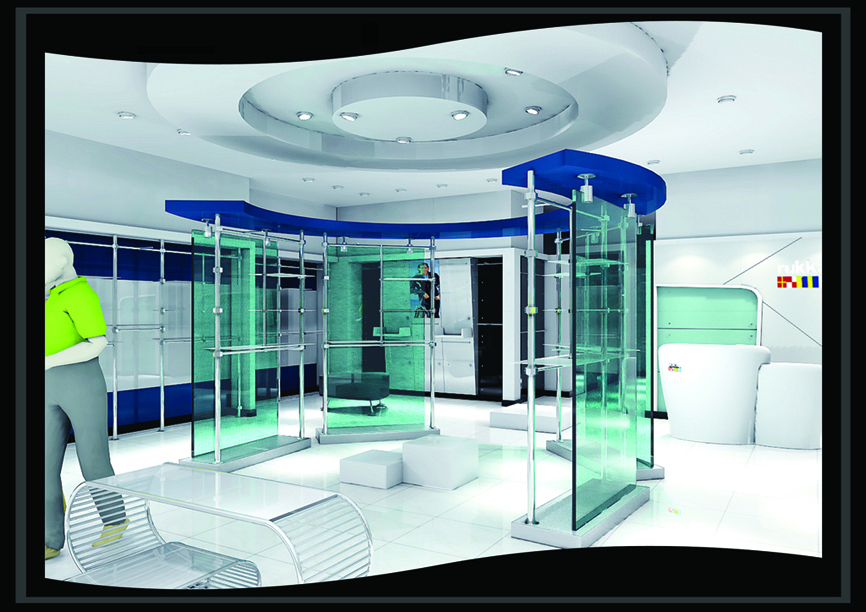 ([北京]某大型商场专卖店装修图)