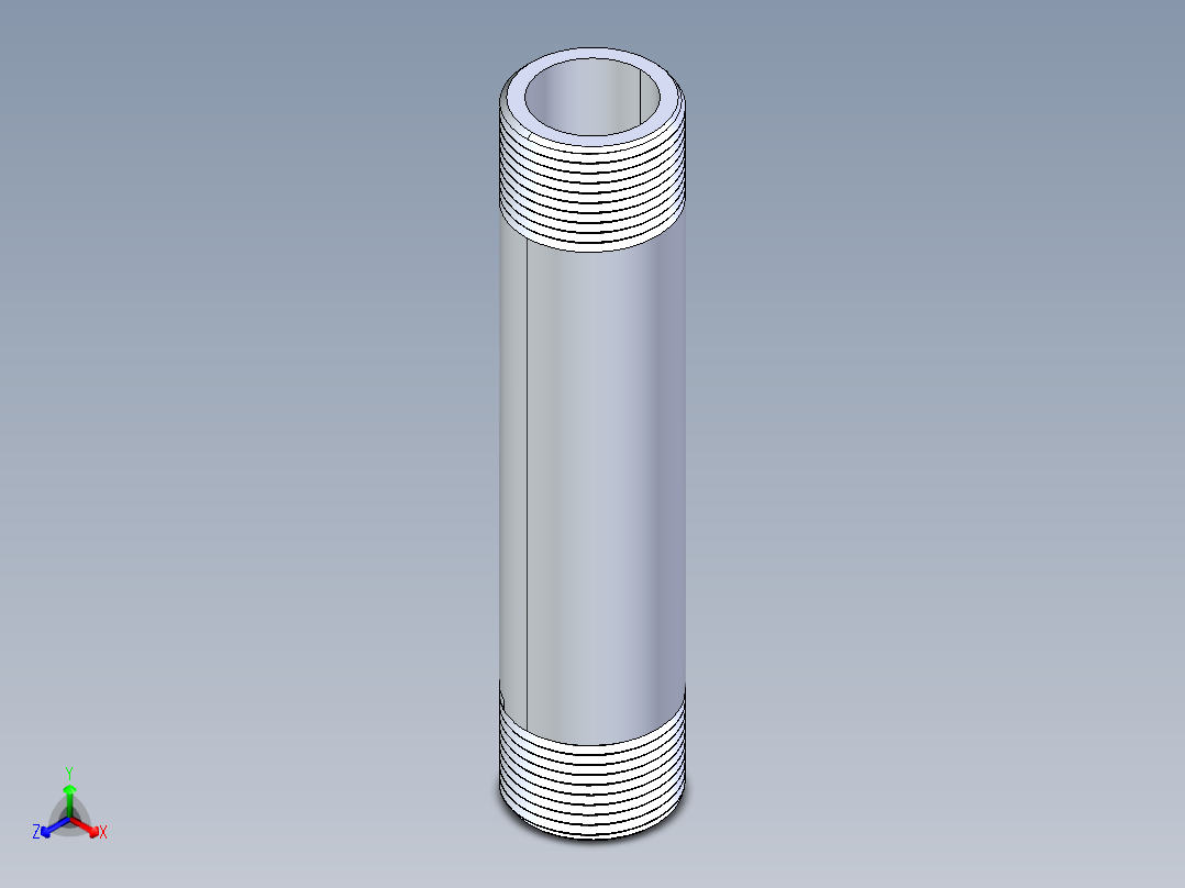 CPVC管件33-Sch80_Nipple_MPTxMPT_9861-138_1in x 6in