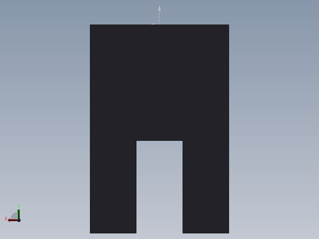 S23 气缸座后视图