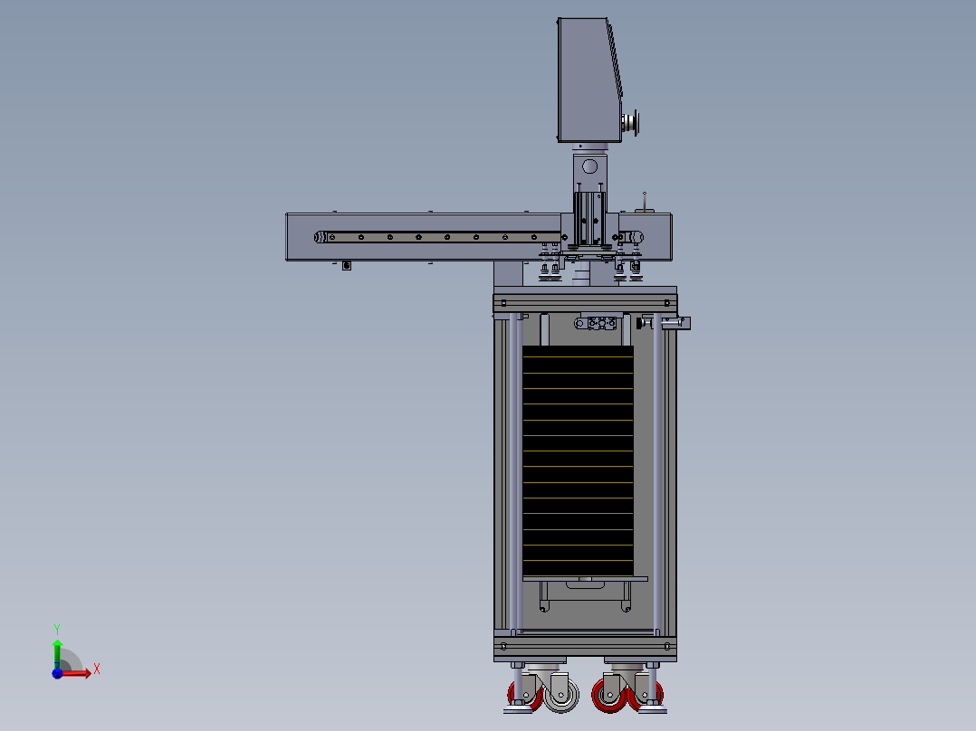 自动上料机前视图