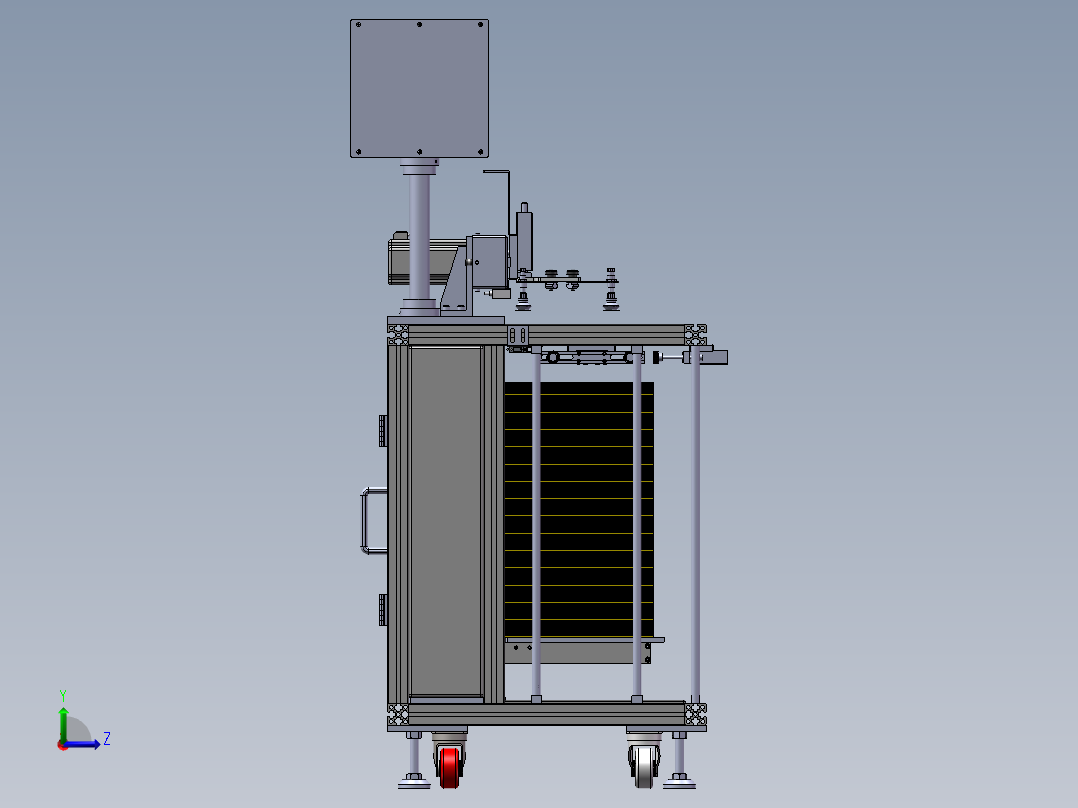 自动上料机左视图