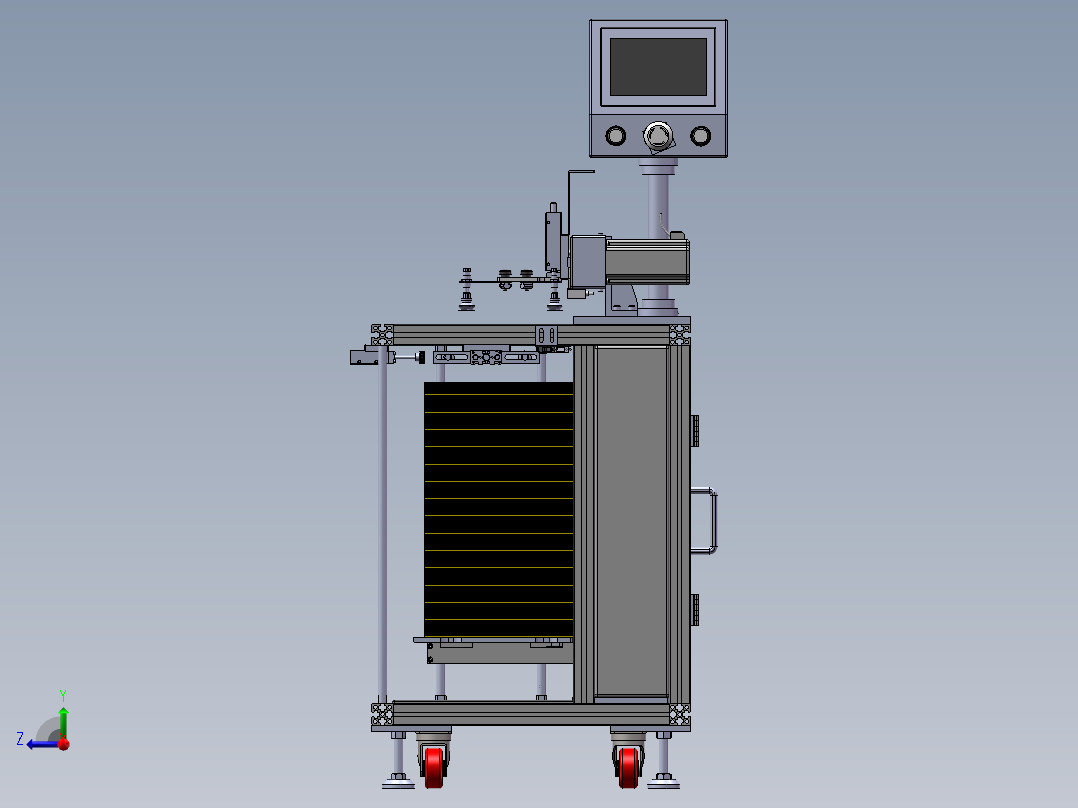 自动上料机右视图