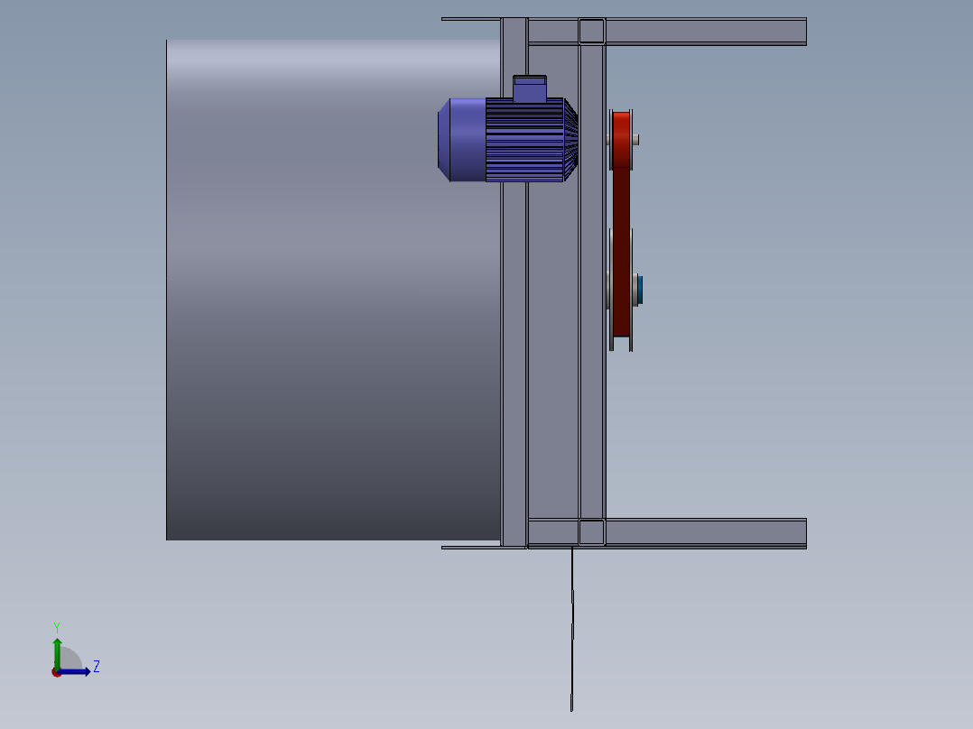 坚果剥壳机-2-1-SW左视图