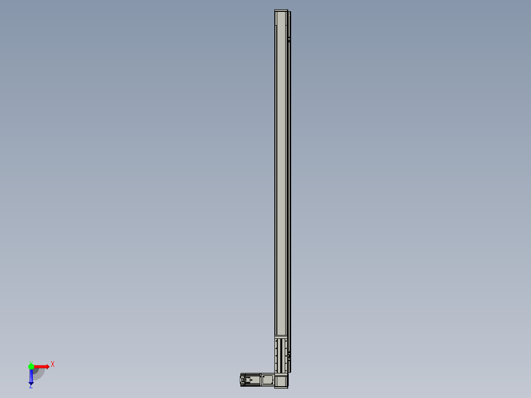 欧规系列-LB8-L150-S1900-BR-ZP75-C3俯视图