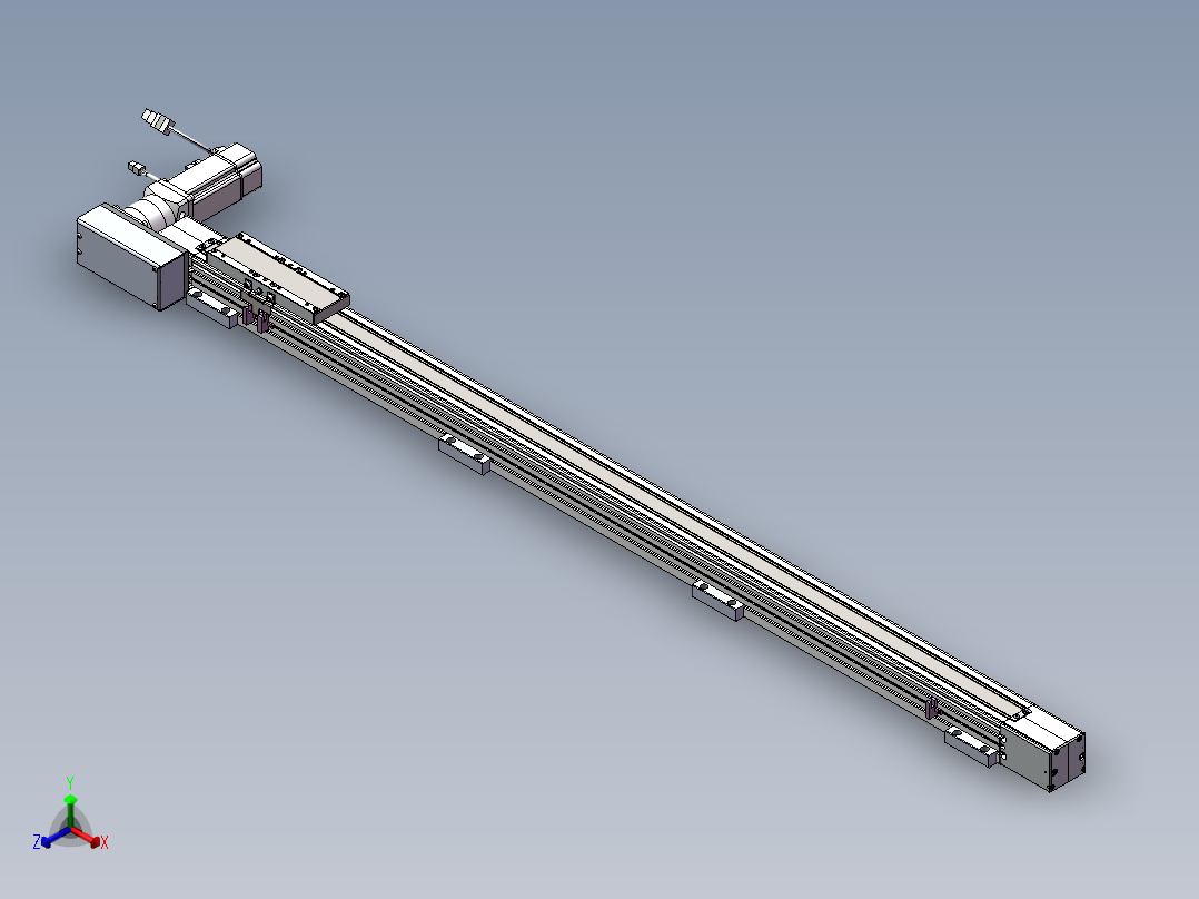 欧规同步带GTB65-R-400W正等轴测图