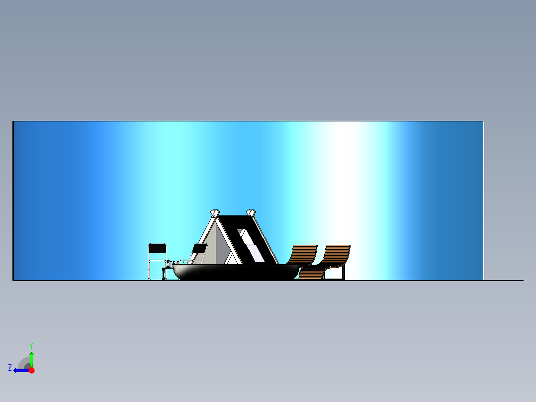 现代露营右视图