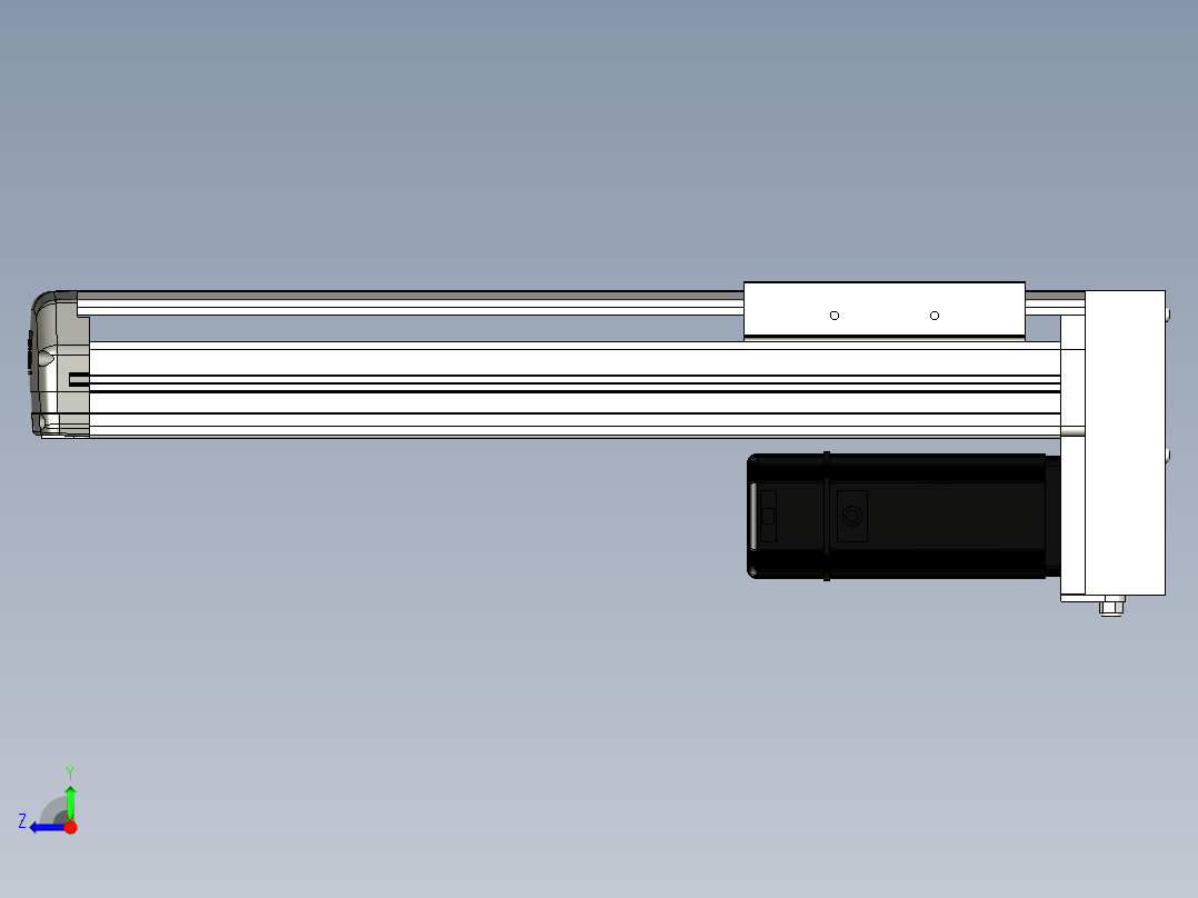Toyo东佑达直线模组-ETH14-300-BM-400W+煞車右视图