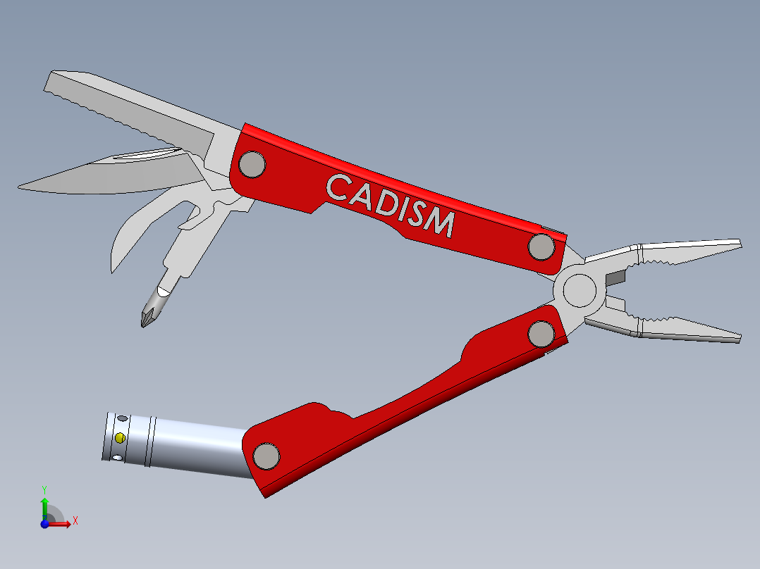 钳子 (38)前视图