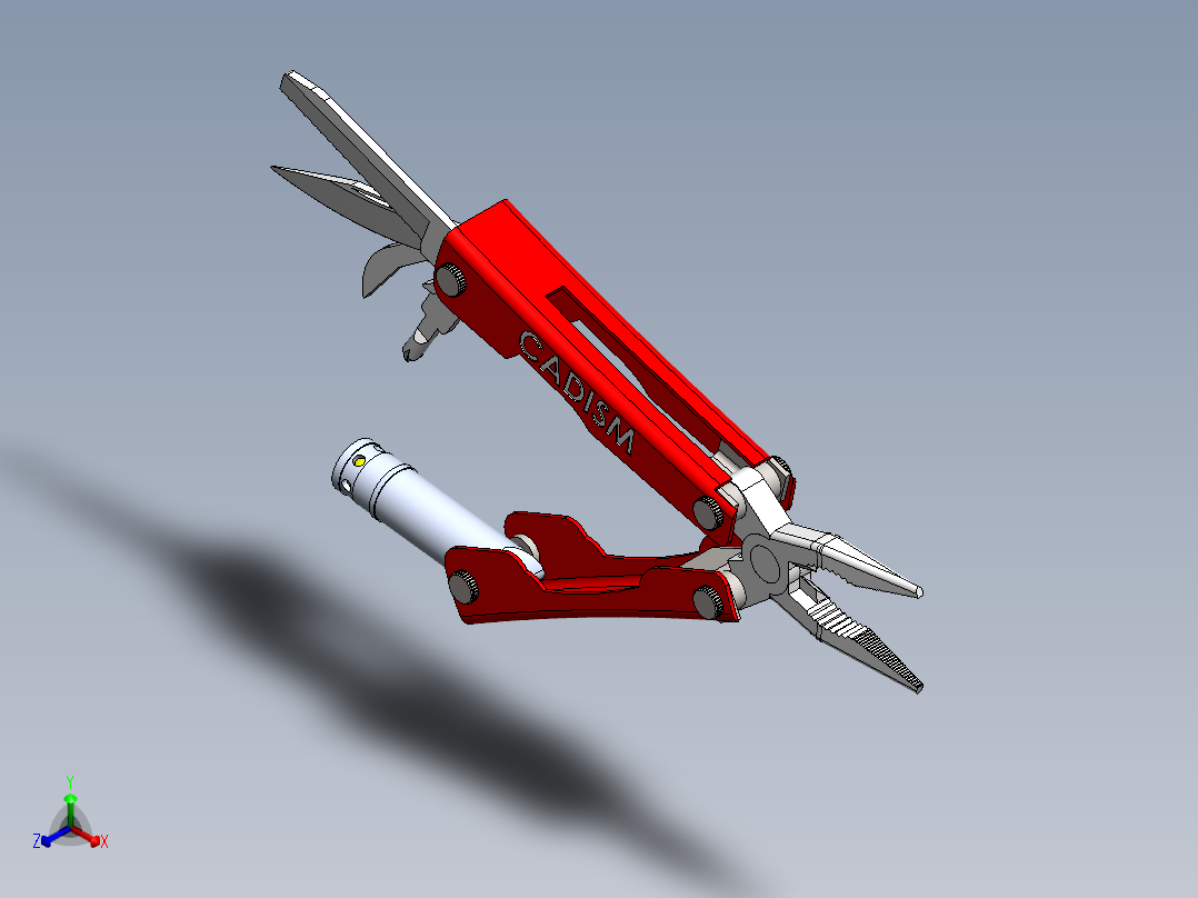 钳子 (38)正等轴测图