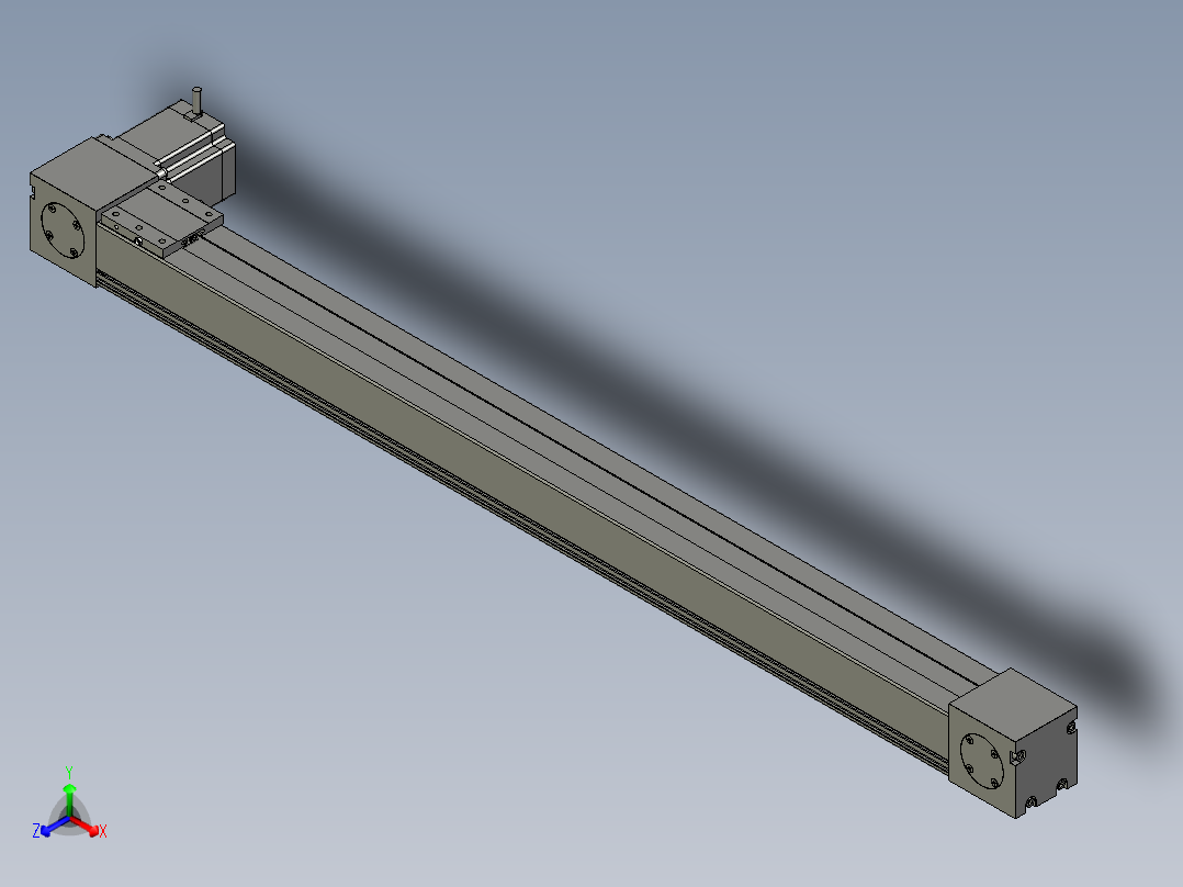 模组FBL80E1000-R正等轴测图