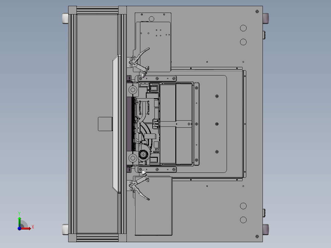 自动笔记本对位组装机前视图